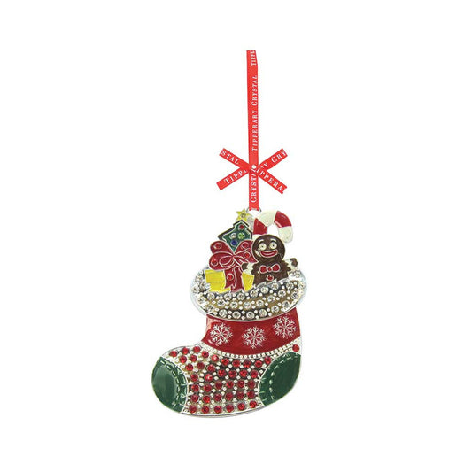 Sparkle Christmas Stocking Decoration - Boxed