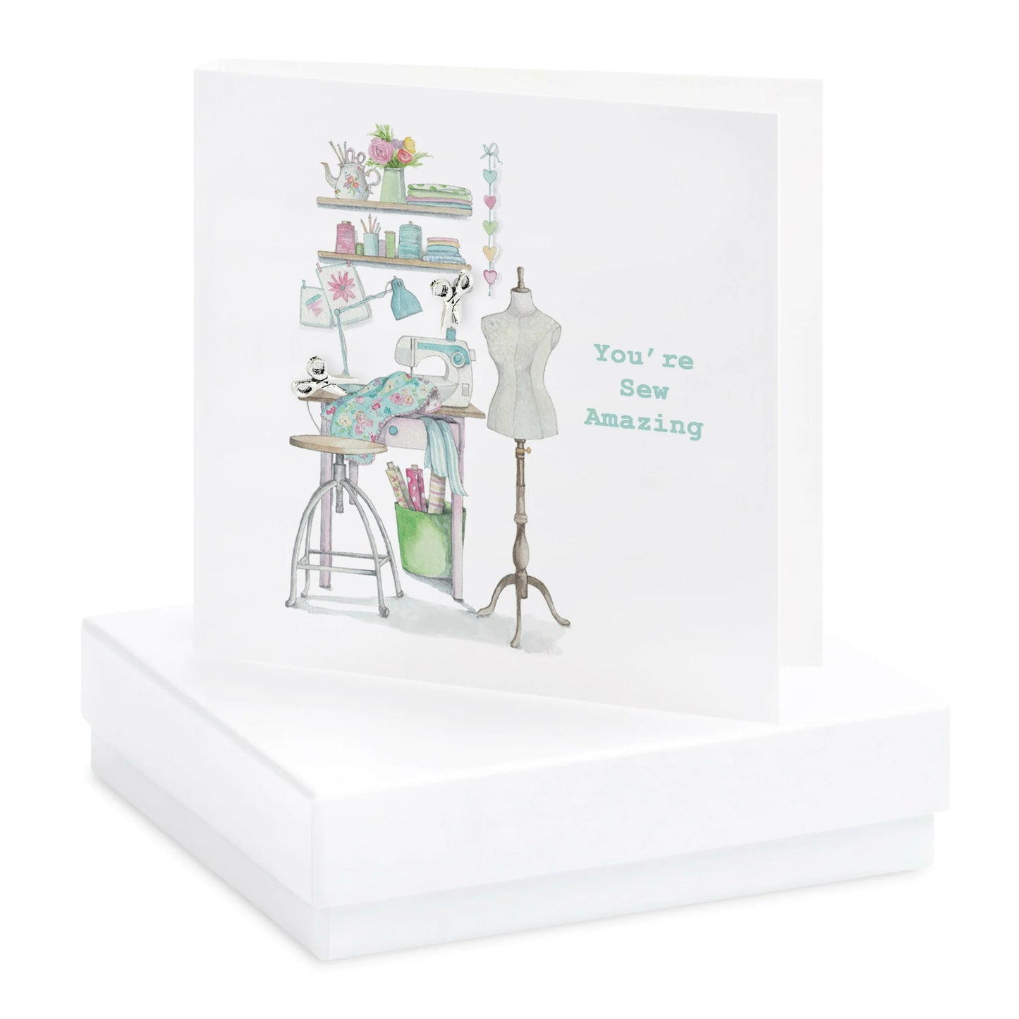 You Are Sew Amazing - Sterling Silver Earring Card