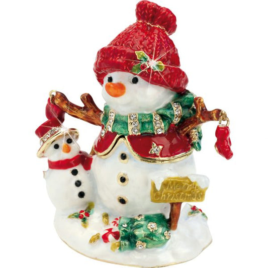 Snowman & Baby Trinket Box