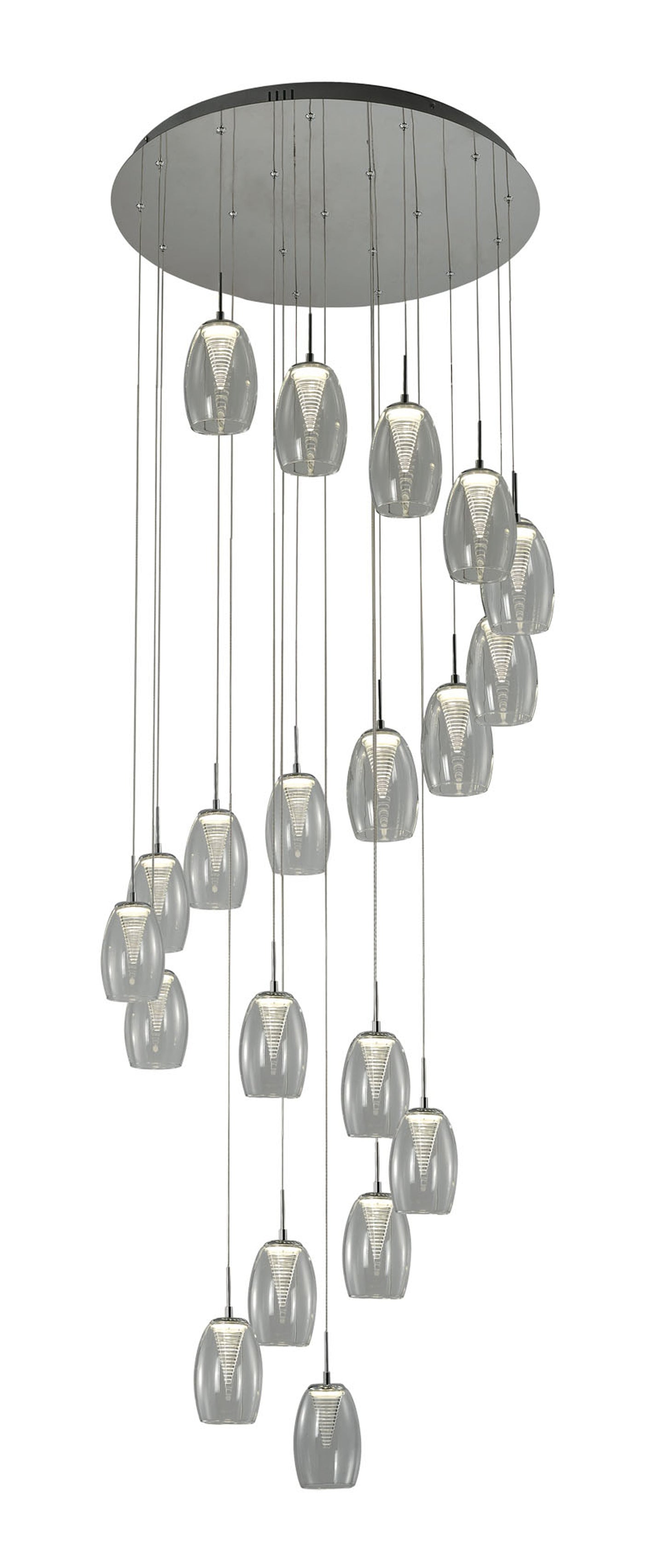 Callas 20 Light Led Round Pendant