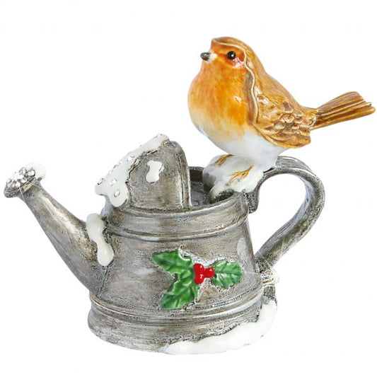 Robin & Watering Can Trinket Box