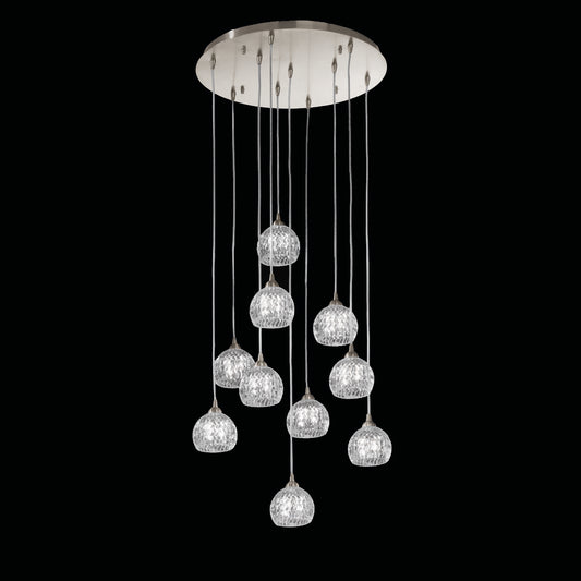 Taylor 10 Light Round Cluster Pendant