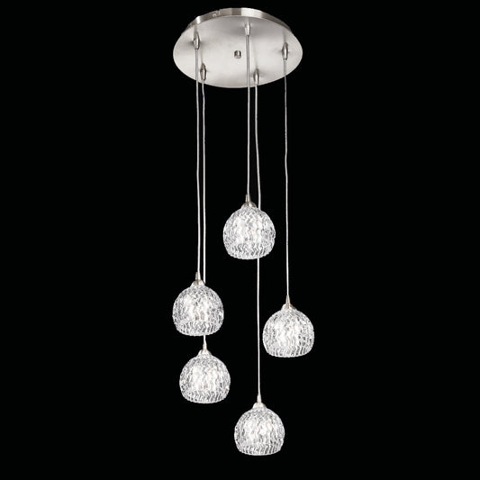 Taylor 5 Light Round Cluster Pendant