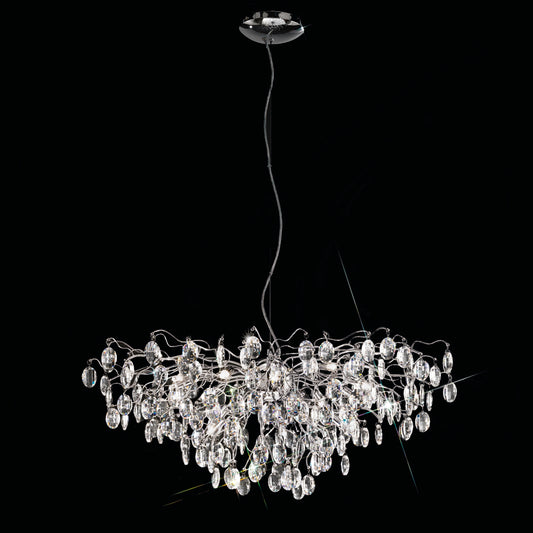 Windsor Chrome & Crystal 15 Light Pendant