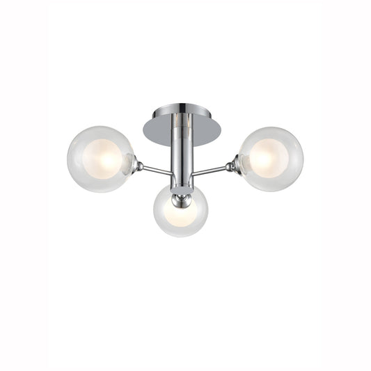 Saville 3 Light Semi-Flush