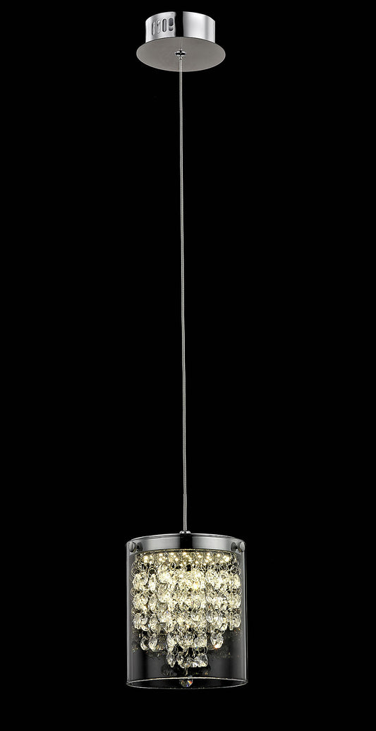 Ingle LED Crystal Single Pendant