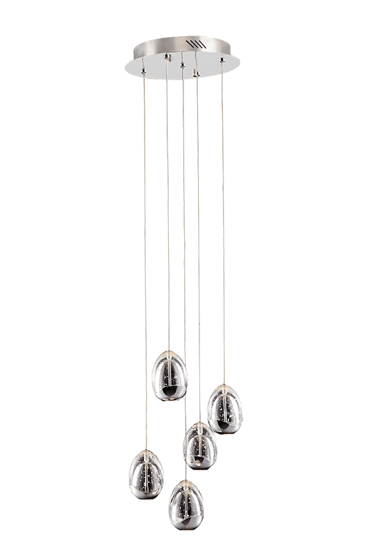 Huckley 5 Light LED Spiral Pendant