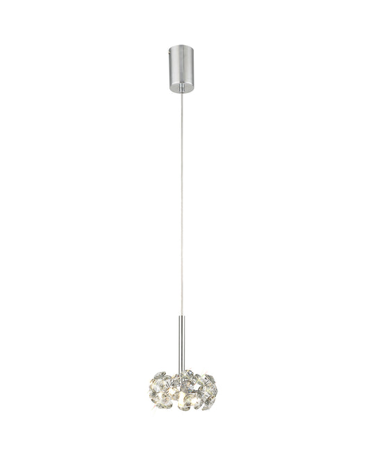 Kresta Single Pendant - Chrome